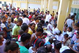 Registration at Bahoruco Neiba